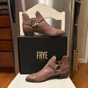 Frye Dusty Rose Cut-Out Ankle Boots